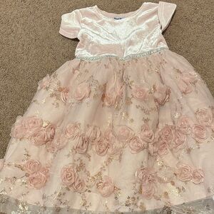 Blueberi Boulevard Pink and White Floral Dress
